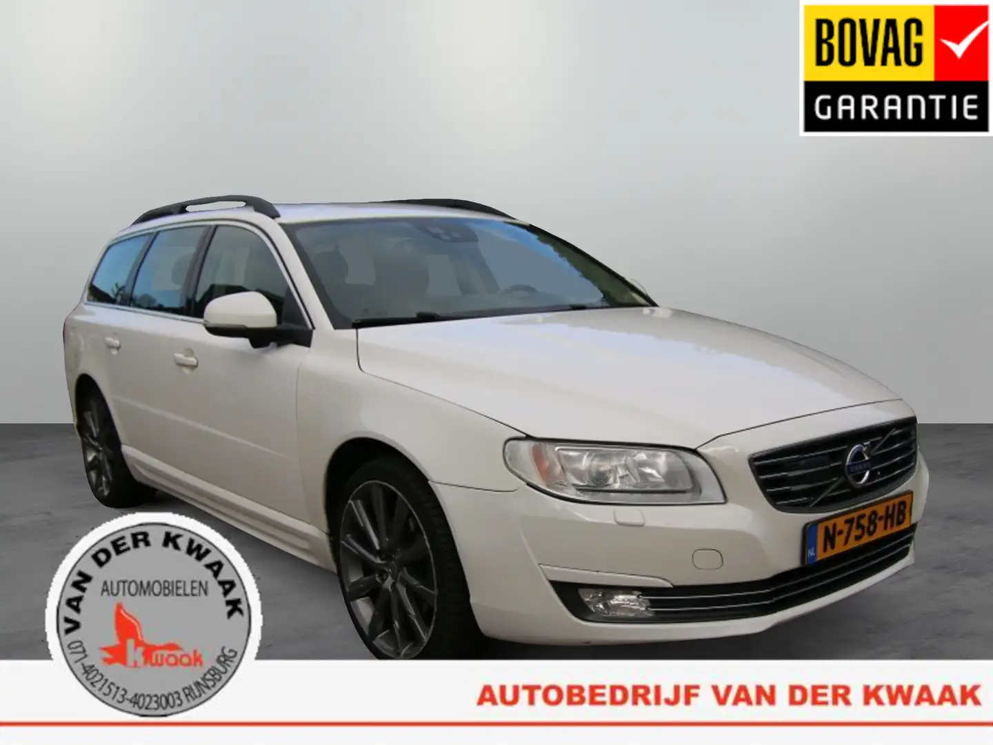 Volvo V70 2.0 T5 Dynamic Ed. | ACC | Leder | Stuurverwarming Wit - 1