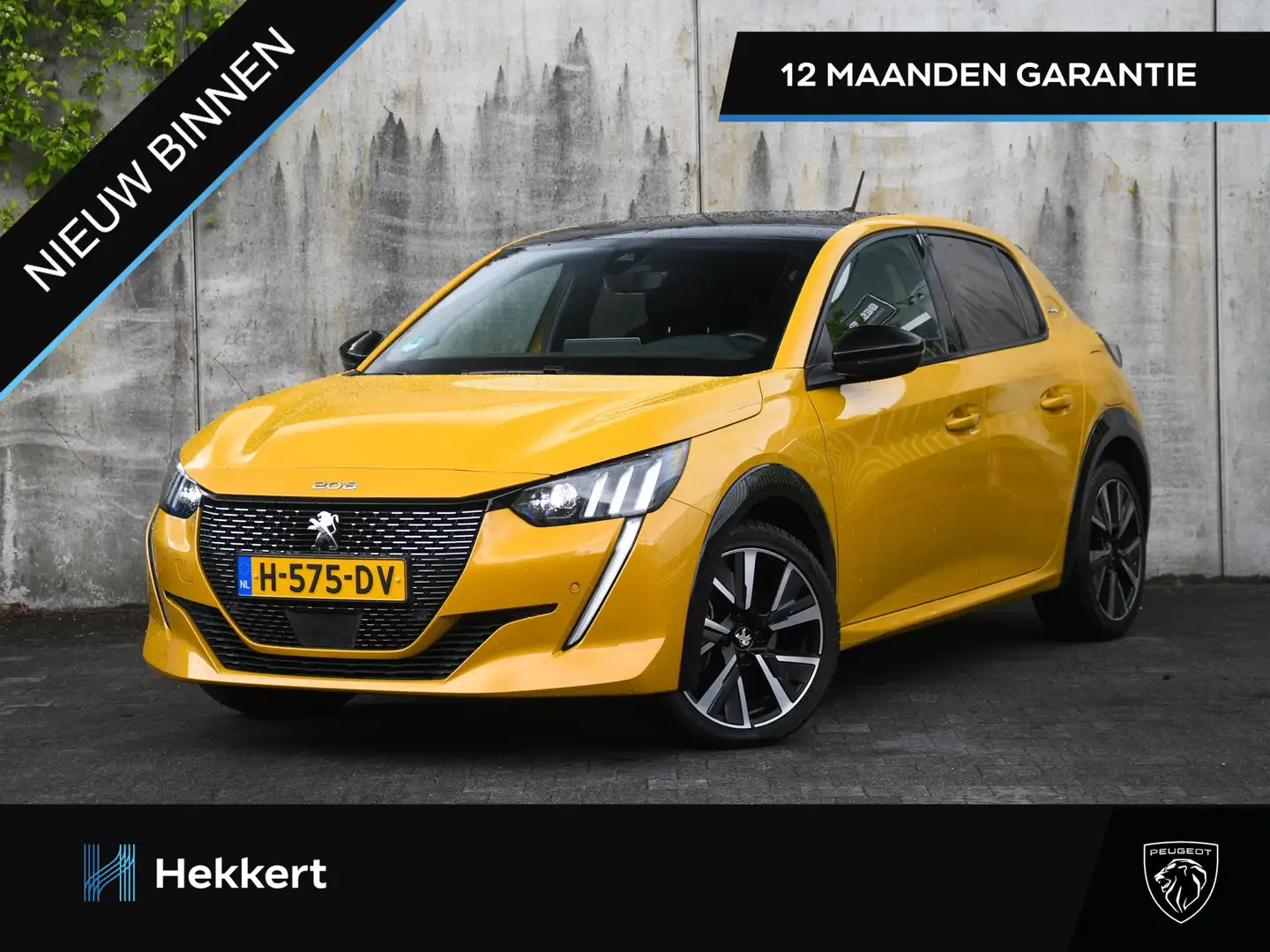 Peugeot 208 GT-Line 1.2 PureTech 100pk PDC + CAM. | 17''LM | D Geel - 1