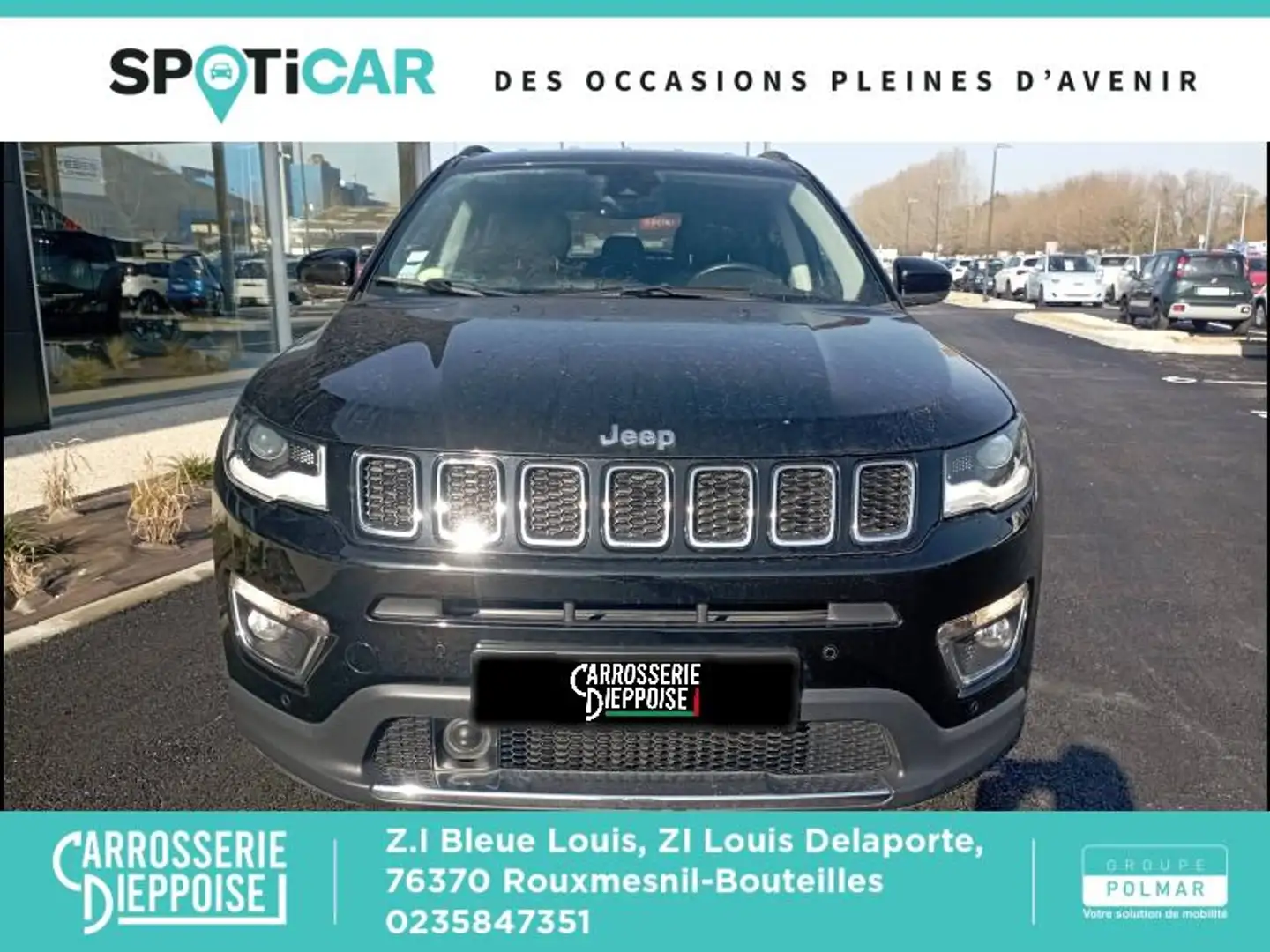 Jeep Compass 1.6 MultiJet II 120ch Limited 4x2 117g Noir - 2