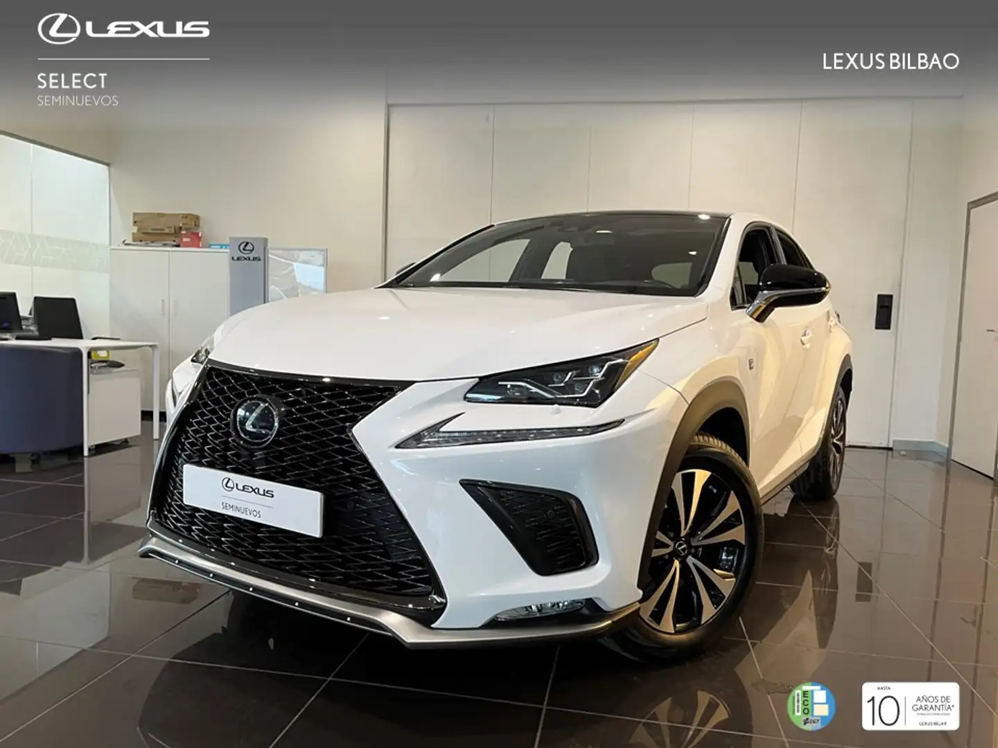 Lexus NX 300 300h F Sport Panorámico 4WD Wit - 1