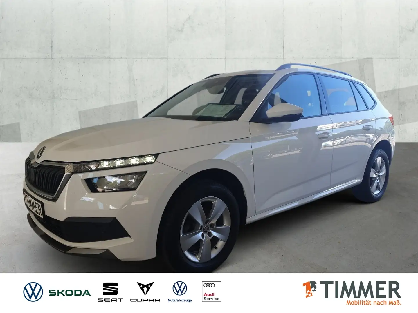 Skoda Kamiq 1.0 TSI *LED *SHZ *VORB AHK *PDC *TEMPO * Weiß - 1