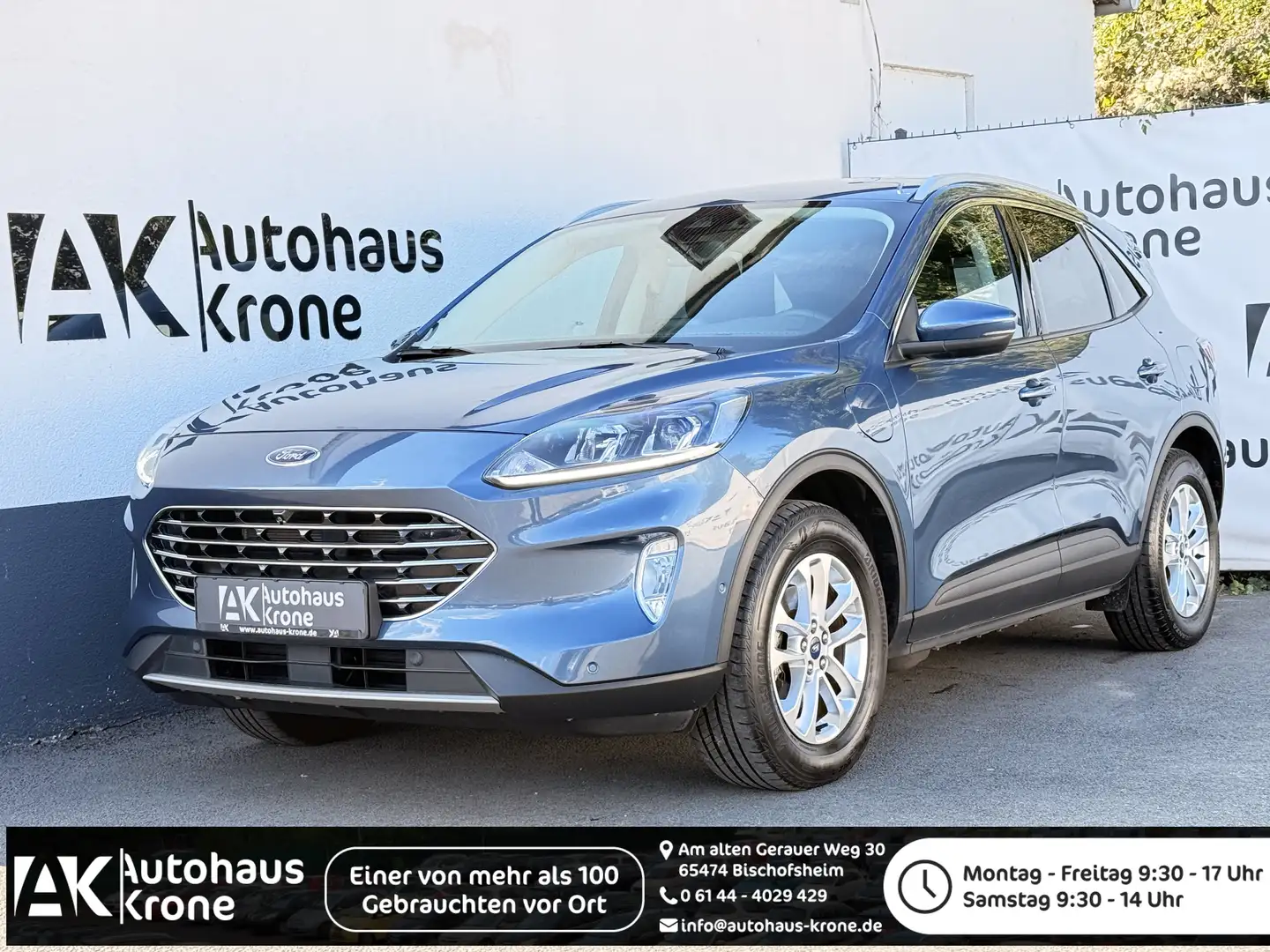 Ford Kuga 2.5 Duratec Plug-in-Hybrid PHEV Titanium *KEYLESS* Blau - 1