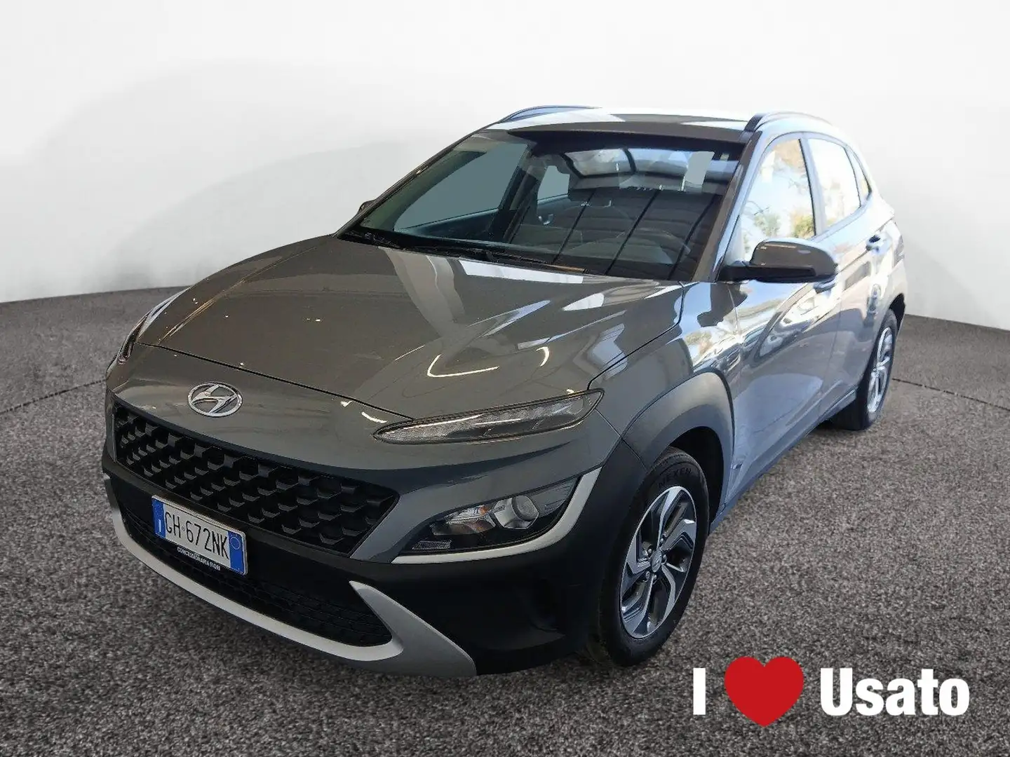 Hyundai KONA I 2021 1.6 gdi hev Xtech 2wd 141cv dct Grau - 1