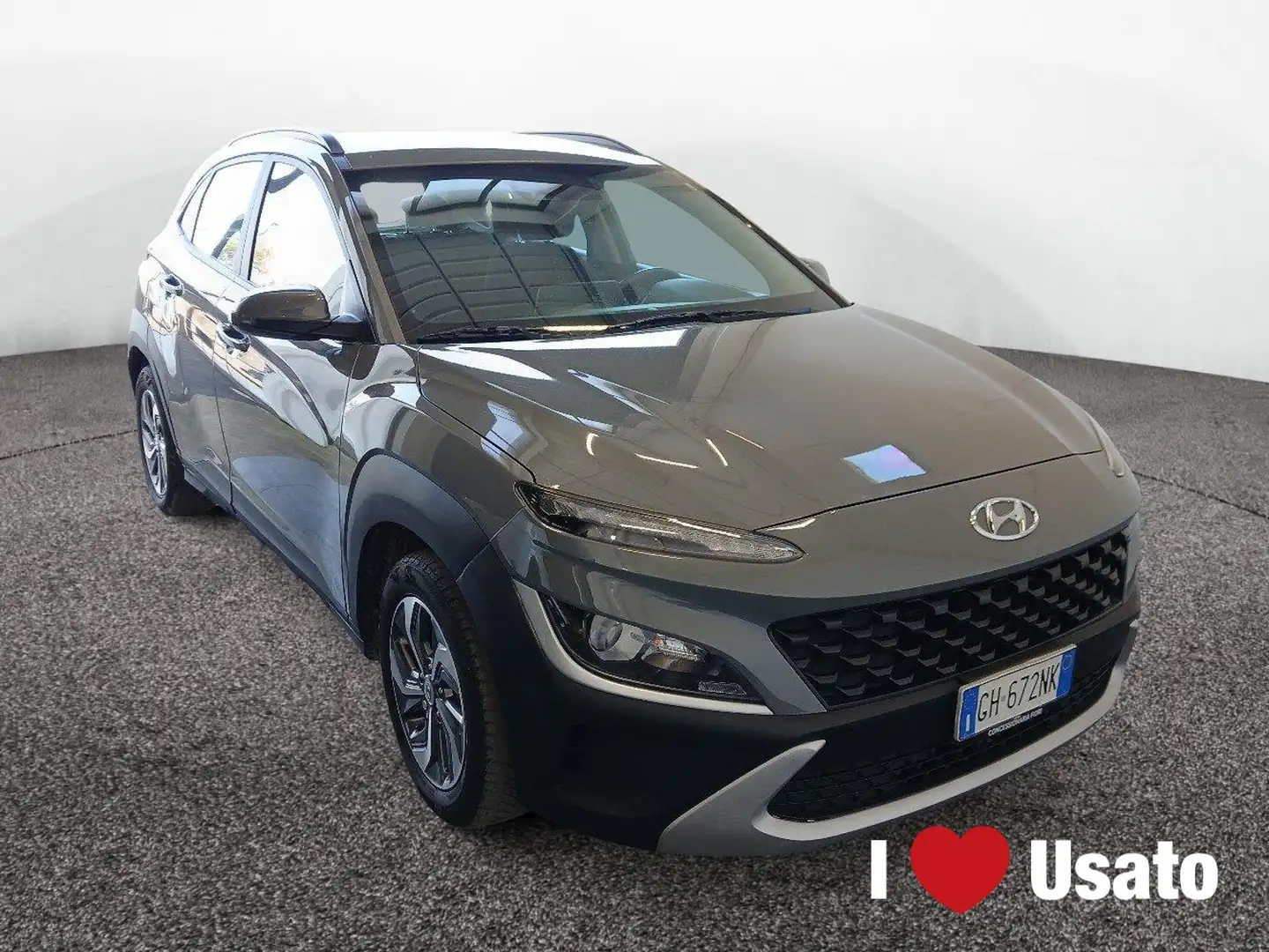 Hyundai KONA I 2021 1.6 gdi hev Xtech 2wd 141cv dct Grau - 2
