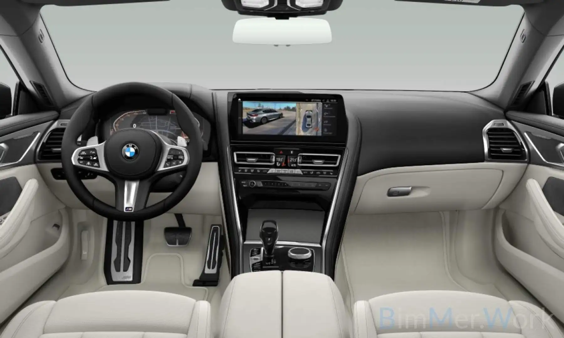 BMW 840 Laser 360° HUD SoftCl DisplKe Fekete - 2