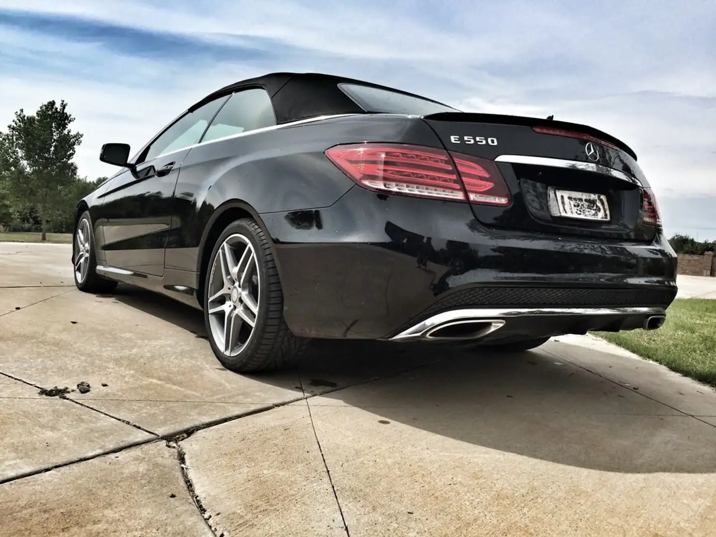Mercedes-Benz E 550 Cabriolet Zwart - 1