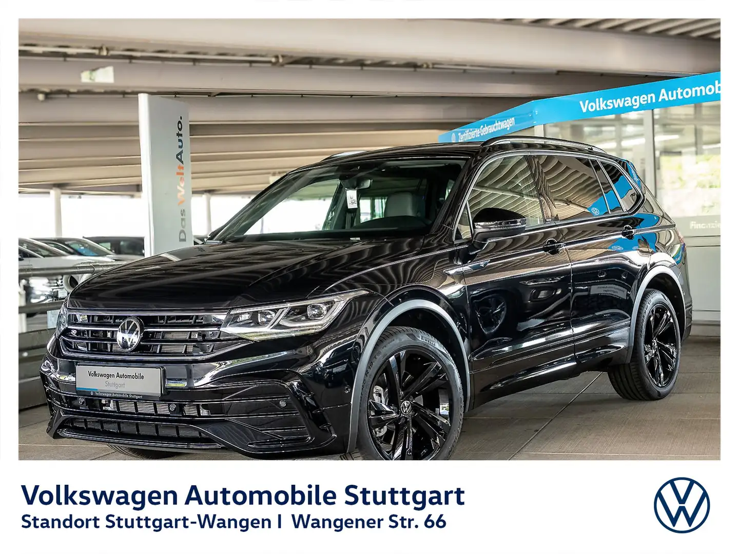 Volkswagen Tiguan Allspace R-Line 2.0 TDI DSG Navi Kamera Schwarz - 1