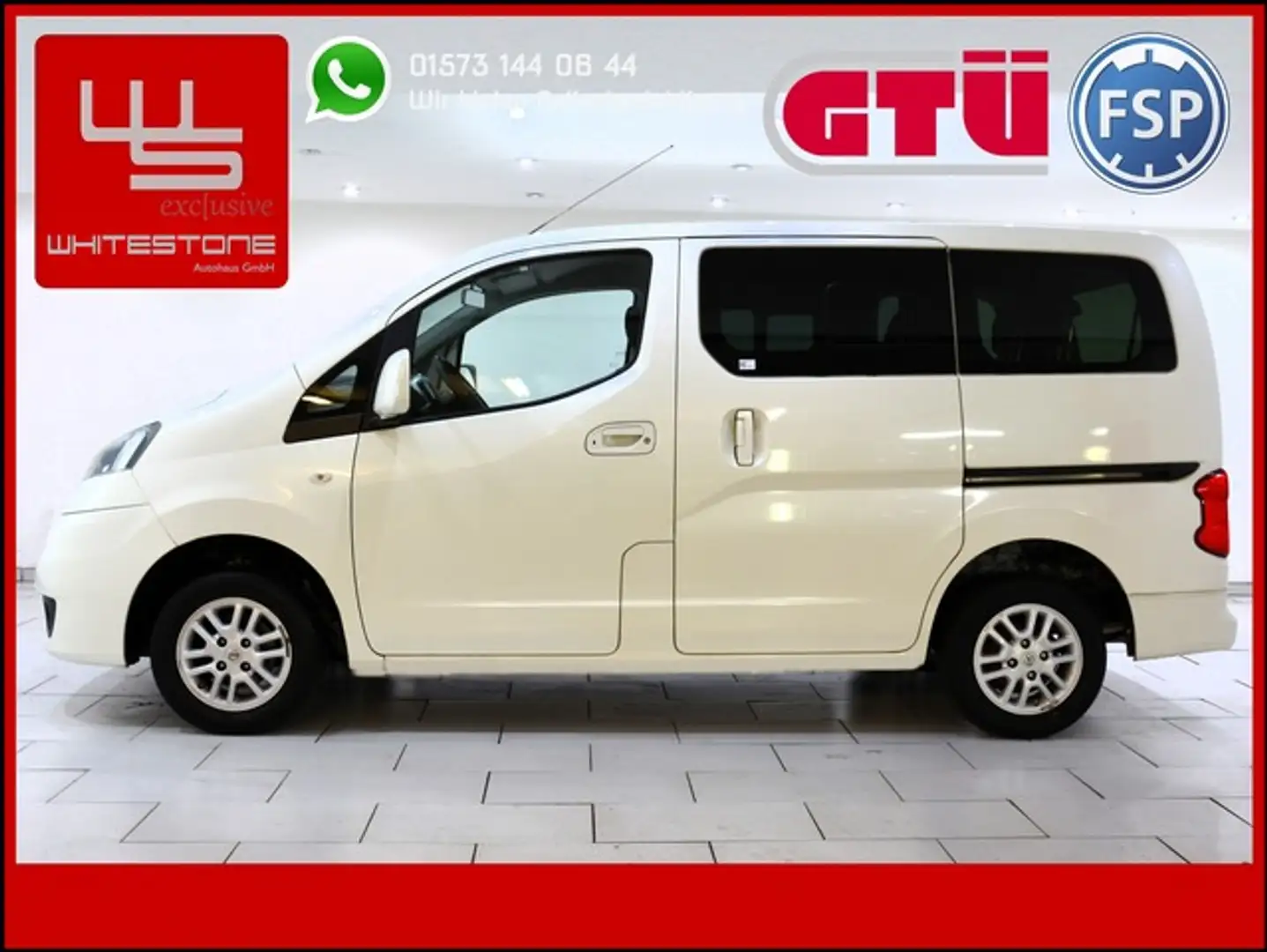 Nissan NV200 / Evalia Tekna 1.6 / 7 Sitze / R.Cam / Nav Blanc - 1
