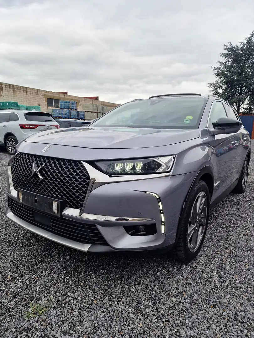 DS Automobiles DS 7 Crossback 1.5 BlueHDi So Chic RIVOLI // Prete a imm-TVA Ded. Gris - 1