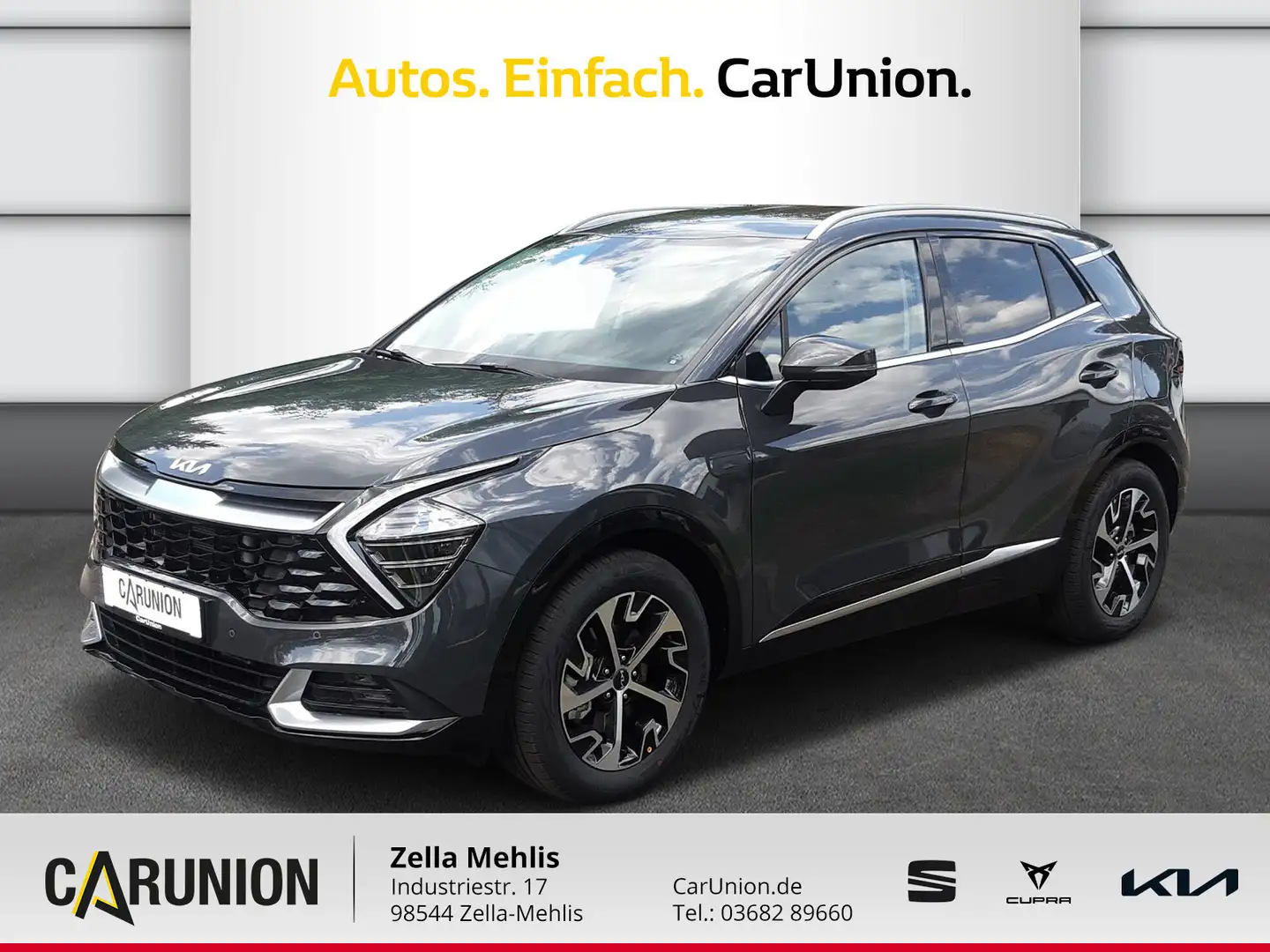 Kia Sportage 1.6T 180 AWD DCT SPIRIT *AHK*NAVI*LED* Grau - 1