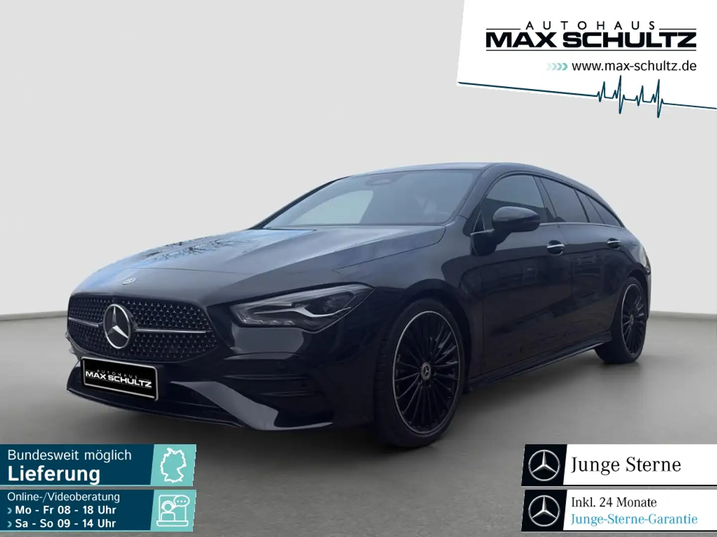 Mercedes-Benz CLA 200 SB AMG*NIGHT*PSD*AHZV*LED*K-GO*RFK*DAB* Schwarz - 1