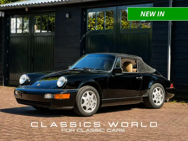 Porsche 964 911 Carrera 2 Cabriolet â Black â Manual