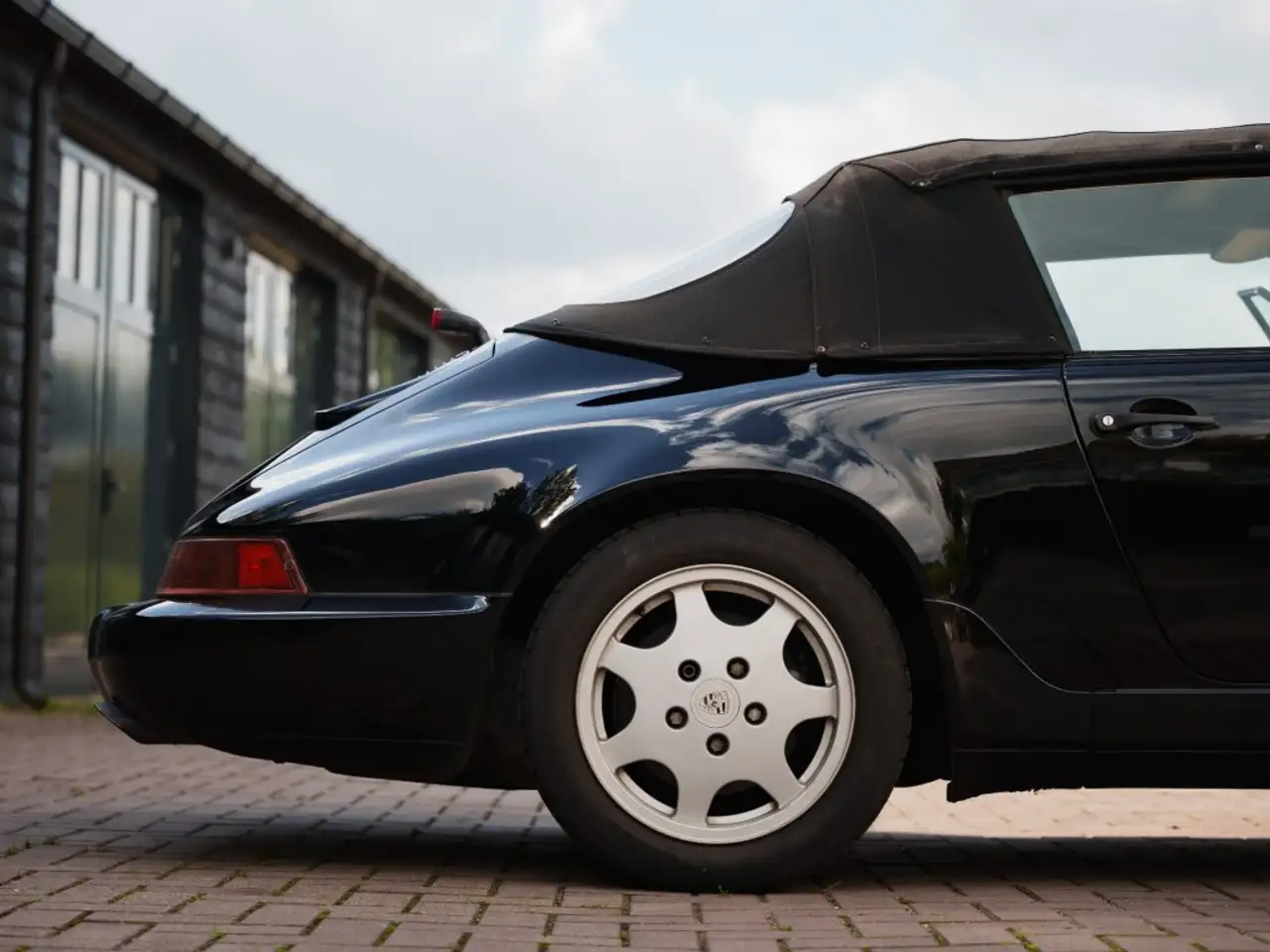Porsche 964 911 Carrera 2 Cabriolet â Black â Manual, foto 8