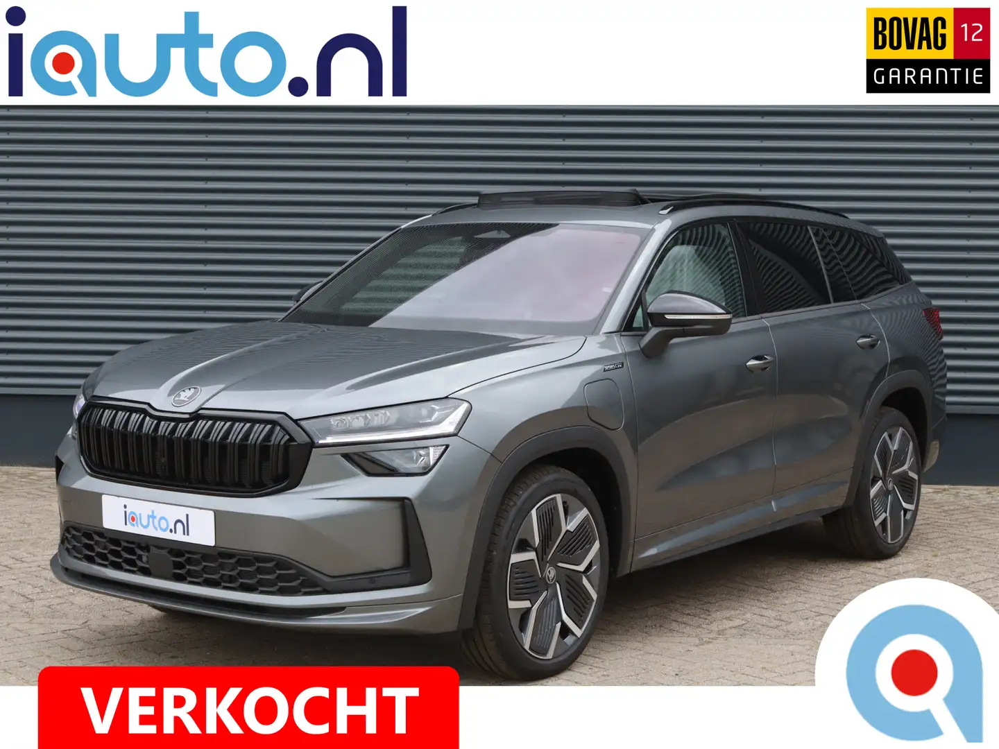 Skoda Kodiaq iV 1.5 TSI PHEV Sportline Pano/Matrix LED/ACC/Keyl Grau - 1