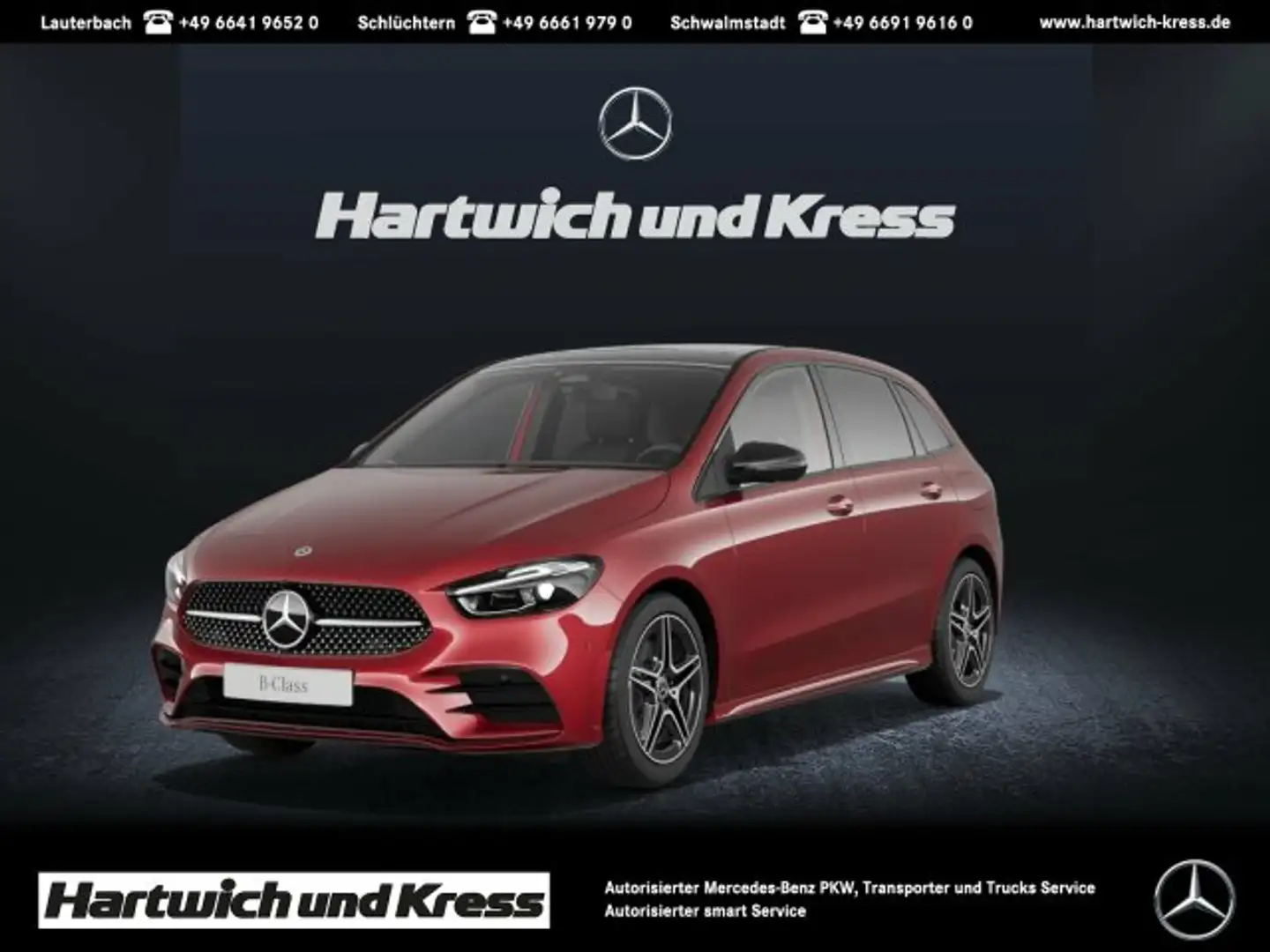 Mercedes-Benz B 250 B 250 e AMG Line Premium+Pano+Burmester+360°Kamera+Memory Rot - 1