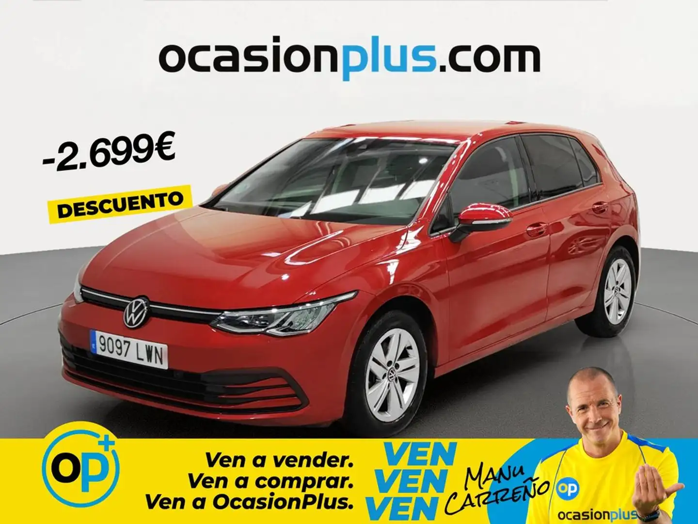 Volkswagen Golf 1.0 eTSI Life DSG 81kW Rojo - 1