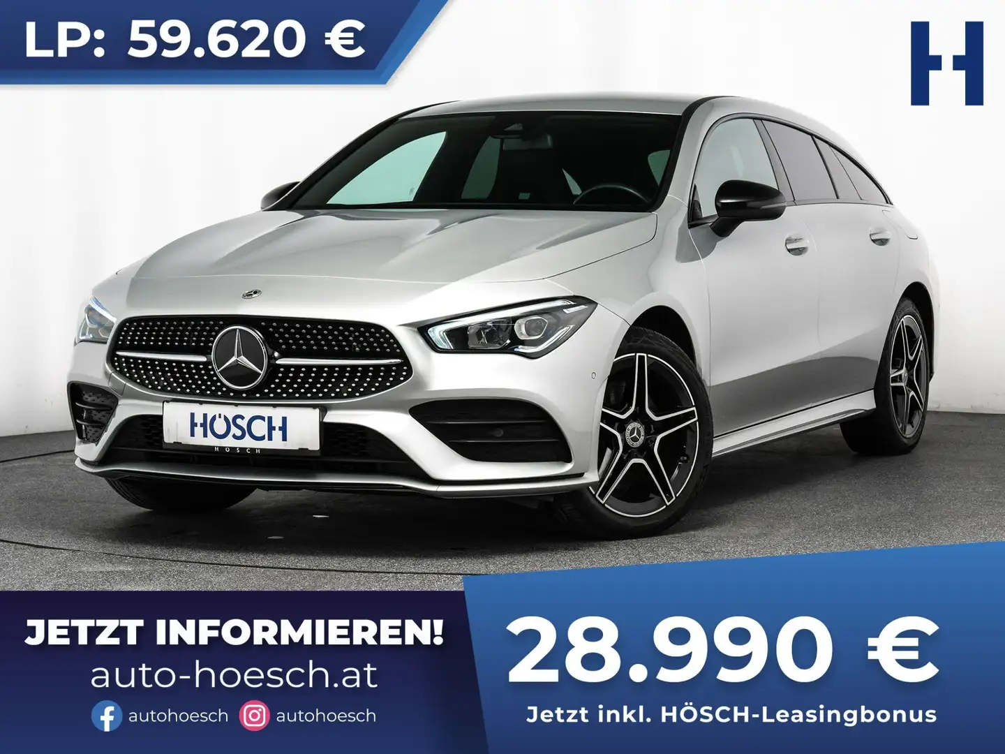 Mercedes-Benz CLA 250 e SB AMG NIGHT PAKET MEGAPREIS -51% Silber - 1