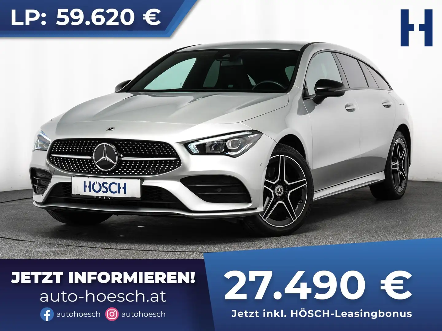 Mercedes-Benz CLA 250 e SB AMG NIGHT PAKET MEGAPREIS -54% Silber - 1