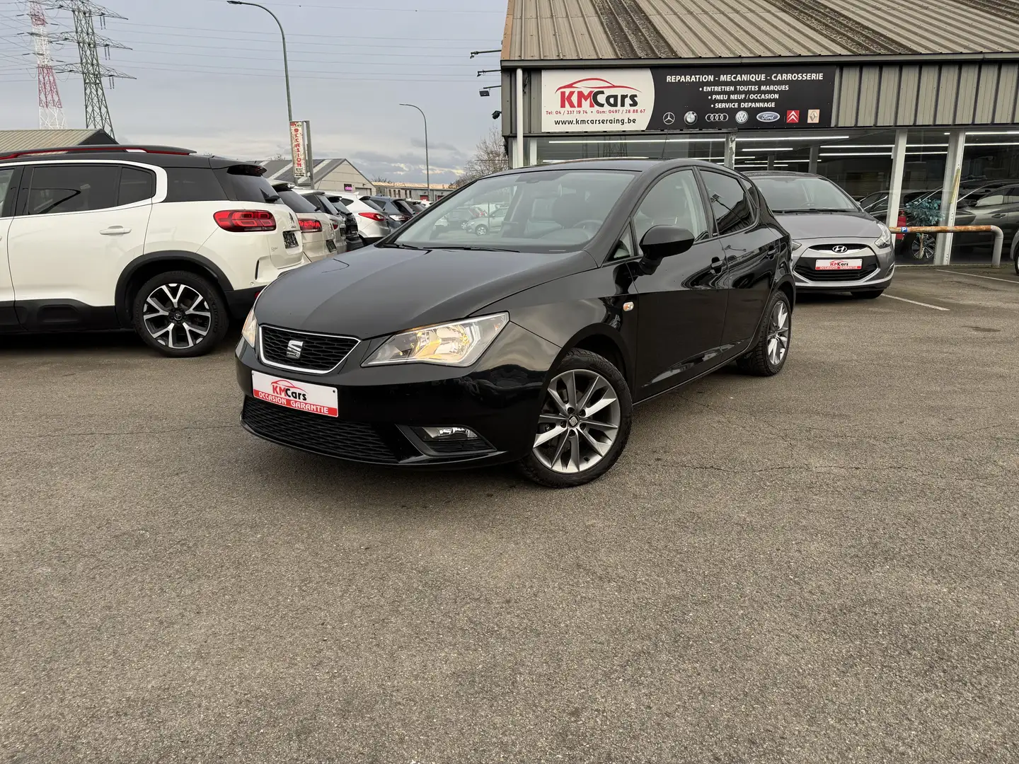 SEAT Ibiza 1.2i ESSENCE // NAVIGATION // AIRCO //JANTES Schwarz - 2