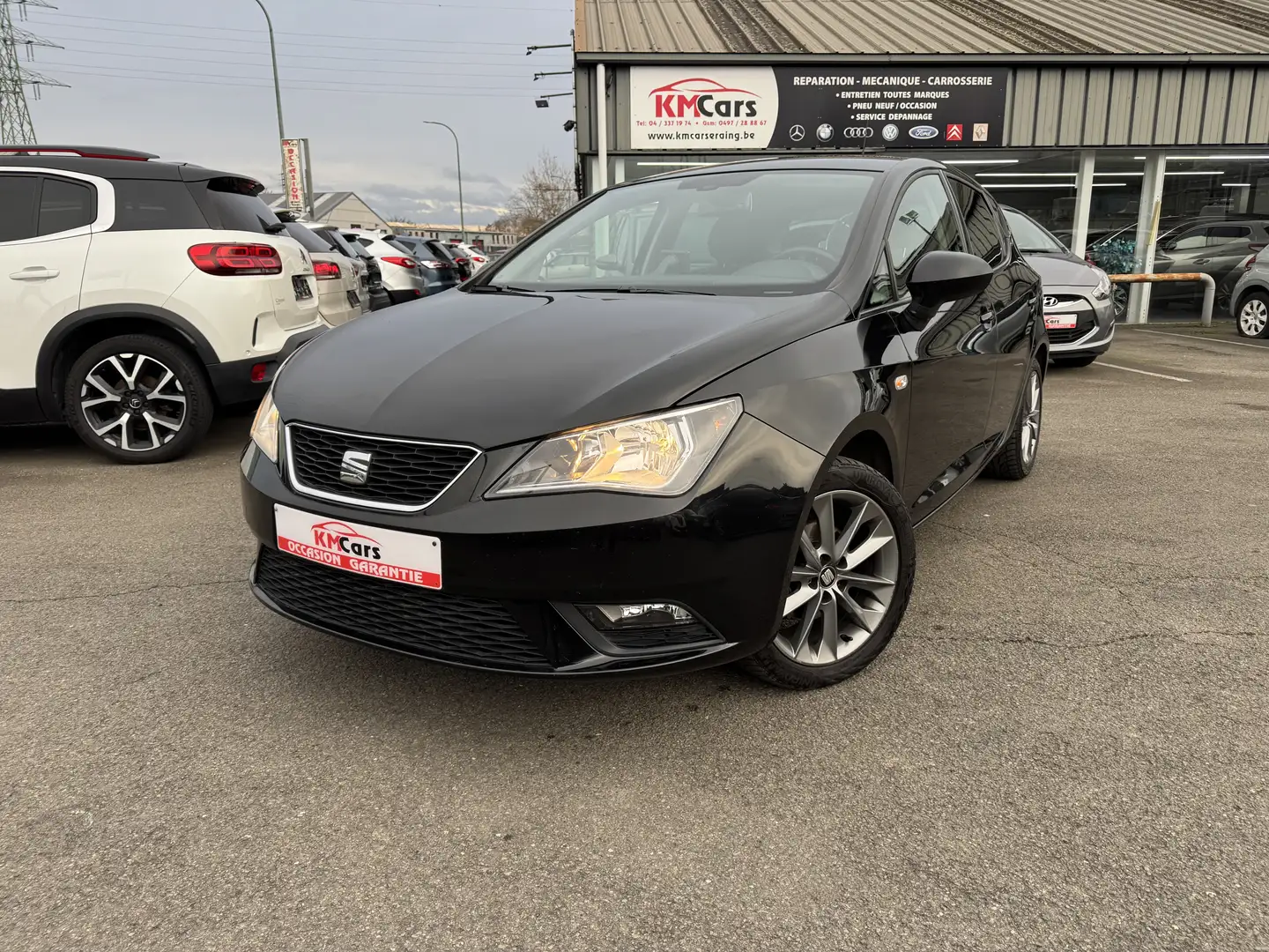 SEAT Ibiza 1.2i ESSENCE // NAVIGATION // AIRCO //JANTES Schwarz - 1
