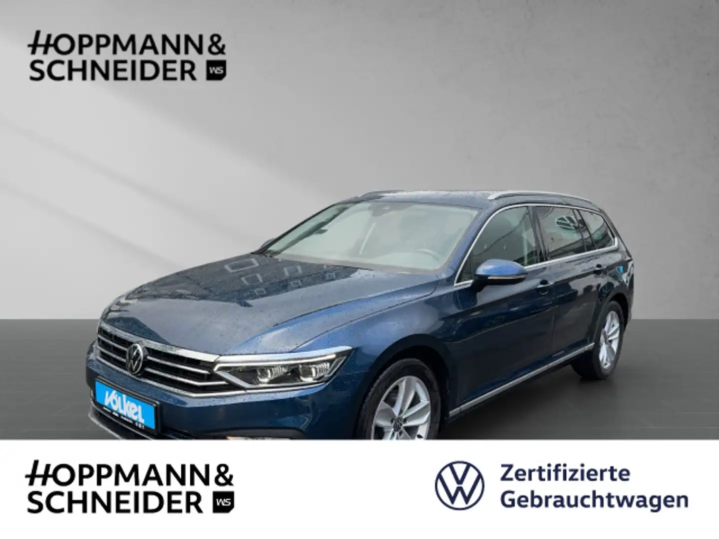 Volkswagen Passat Variant 1.5 TSI Elegance-DSG-NAVI-RFK-APP Bleu - 1