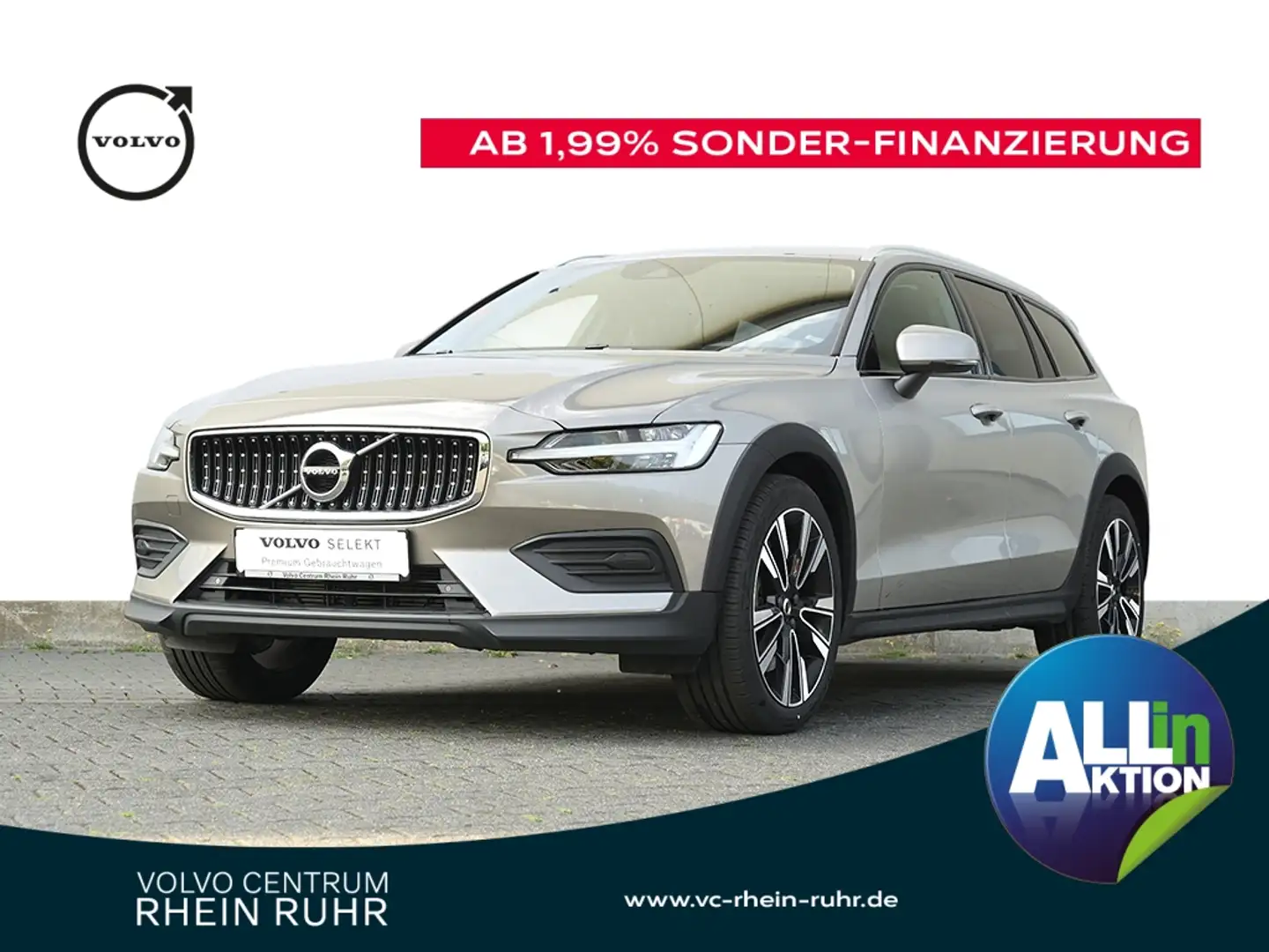 Volvo V60 Cross Country B5 AWD  LM 19"+MET+PAP+PANO+WP Grey - 1