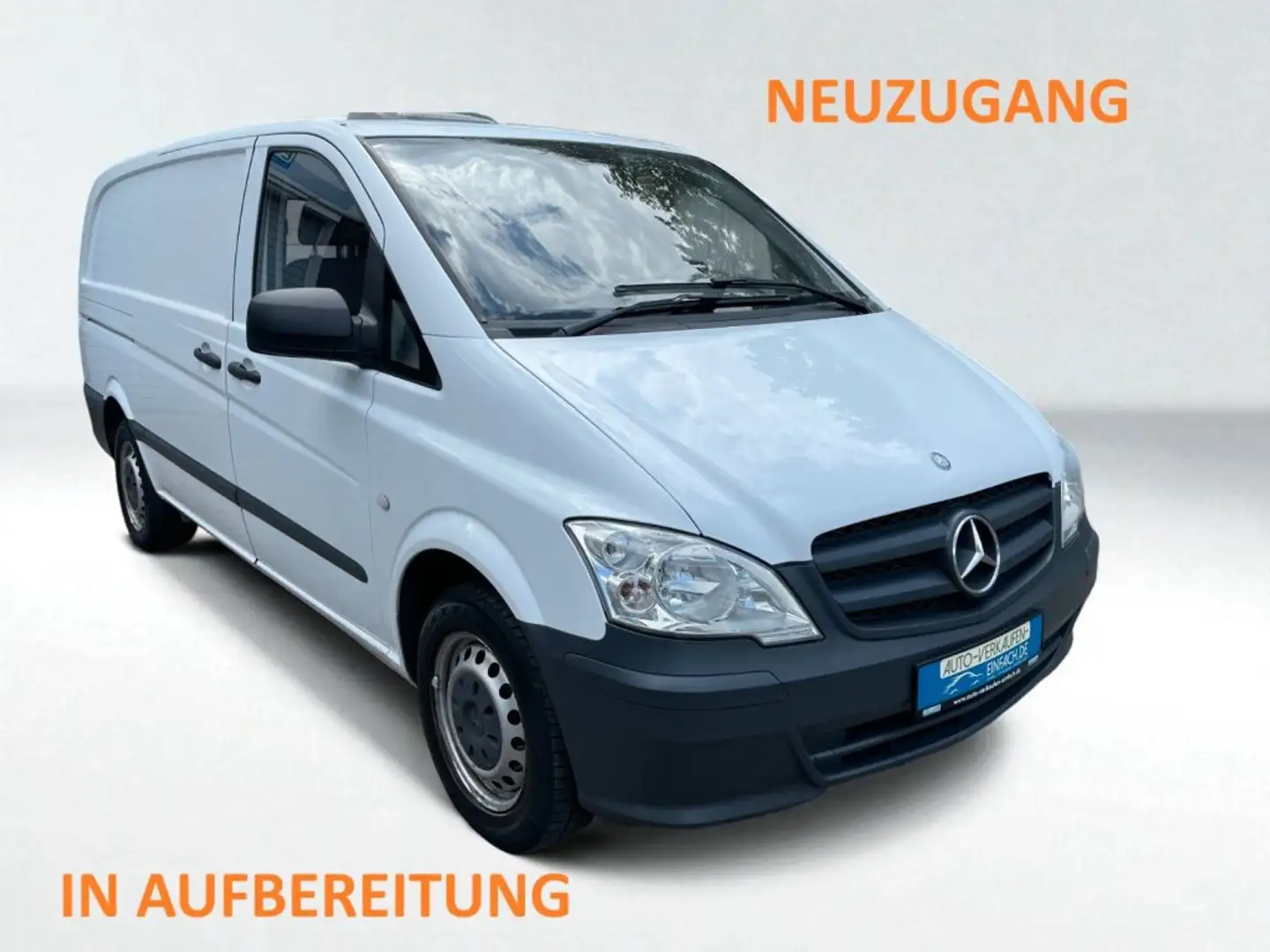Mercedes-Benz Vito Vito 110 CD Lang,Regale,3S,MOPF.MwSt,TÜV,Serv Weiß - 1