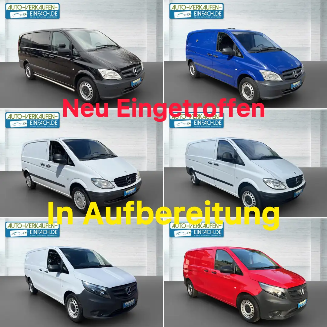Mercedes-Benz Vito Vito 110 CD Lang,Regale,3S,MOPF.MwSt,TÜV,Serv Weiß - 2