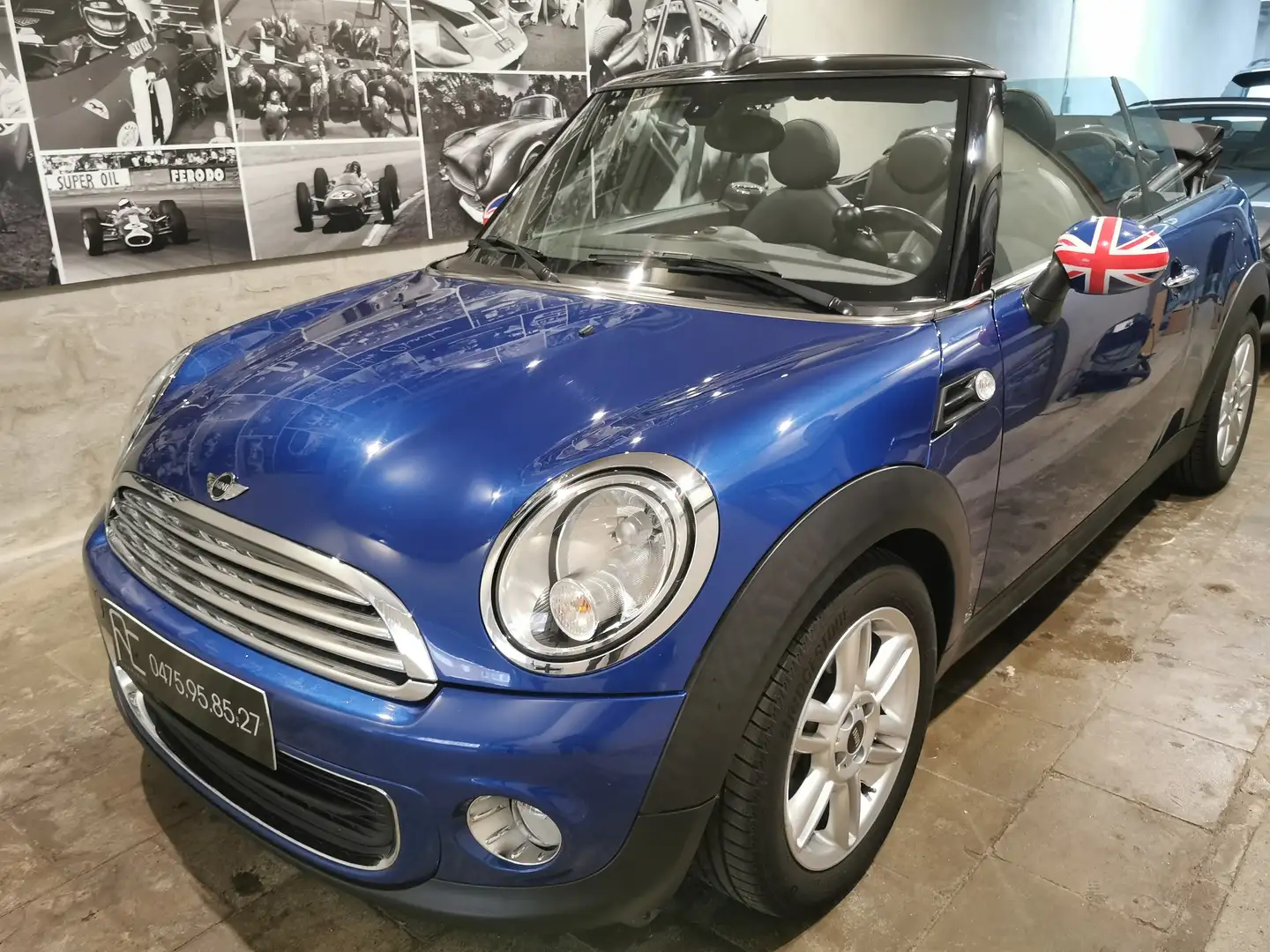MINI One Cabrio Mini Cabriolet 1.6i One Bleu - 1