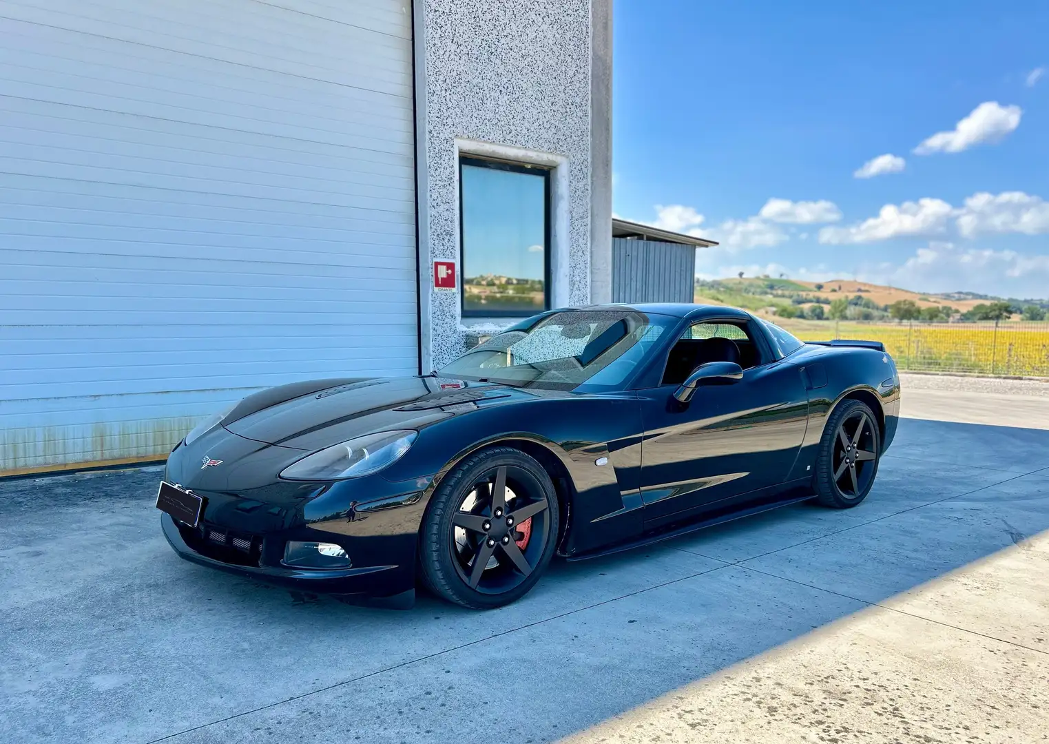 Corvette C6 Convertible Corvette Cabrio 6.0 V8 auto - ISCRIVIBILE ASI Zwart - 1
