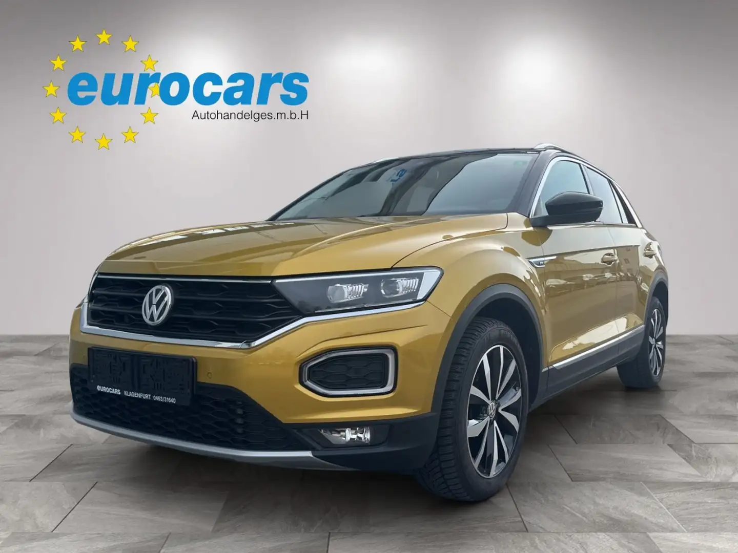 Volkswagen T-Roc 2.0 TDI 4Motion DSG Gelb - 1