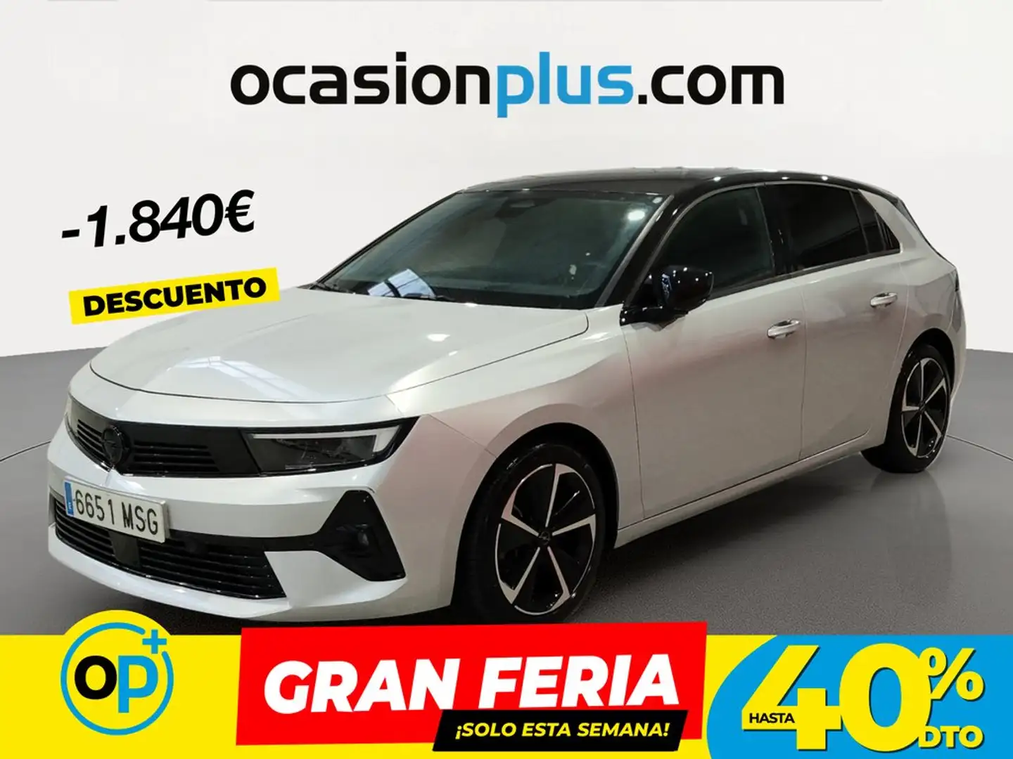 Opel Astra 1.5D DTH S/S GS Aut. 130 Gris - 1