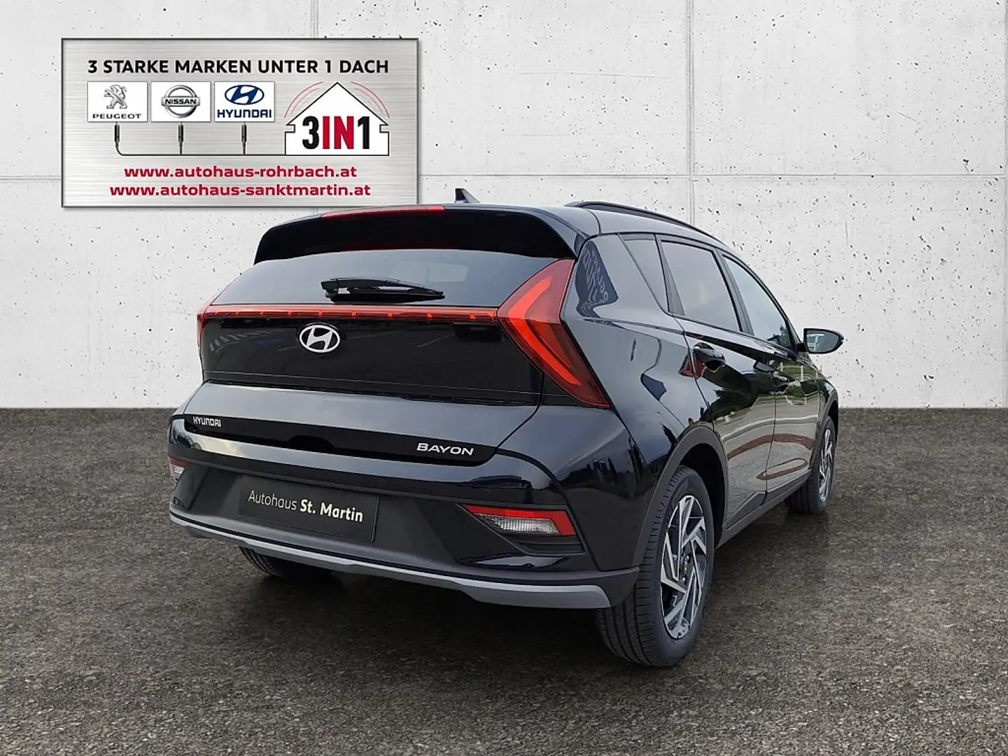 Hyundai BAYON Bayon 1,2 MPI GO PLUS Schwarz - 2