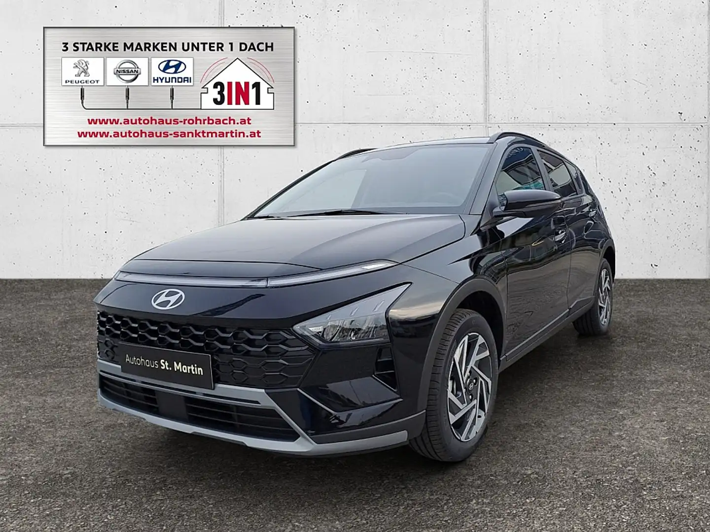 Hyundai BAYON Bayon 1,2 MPI GO PLUS Schwarz - 1