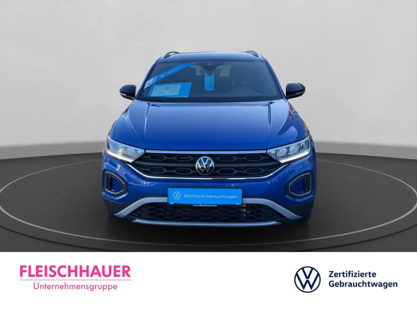 Volkswagen T-Roc Goal 2.0 Life+SHZ+KAMERA+LED+NAVI+PDCv+h Blau - 2