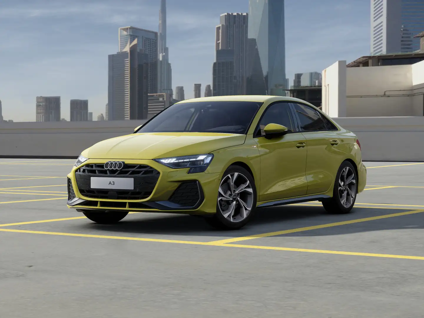 Audi A3 30 TFSI S tronic S line LED Navi DA Gelb - 1