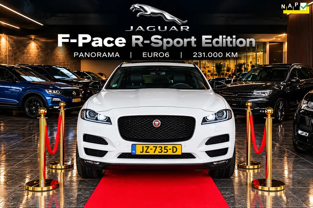 Jaguar F-Pace 2016 из Европы — купить под ключ