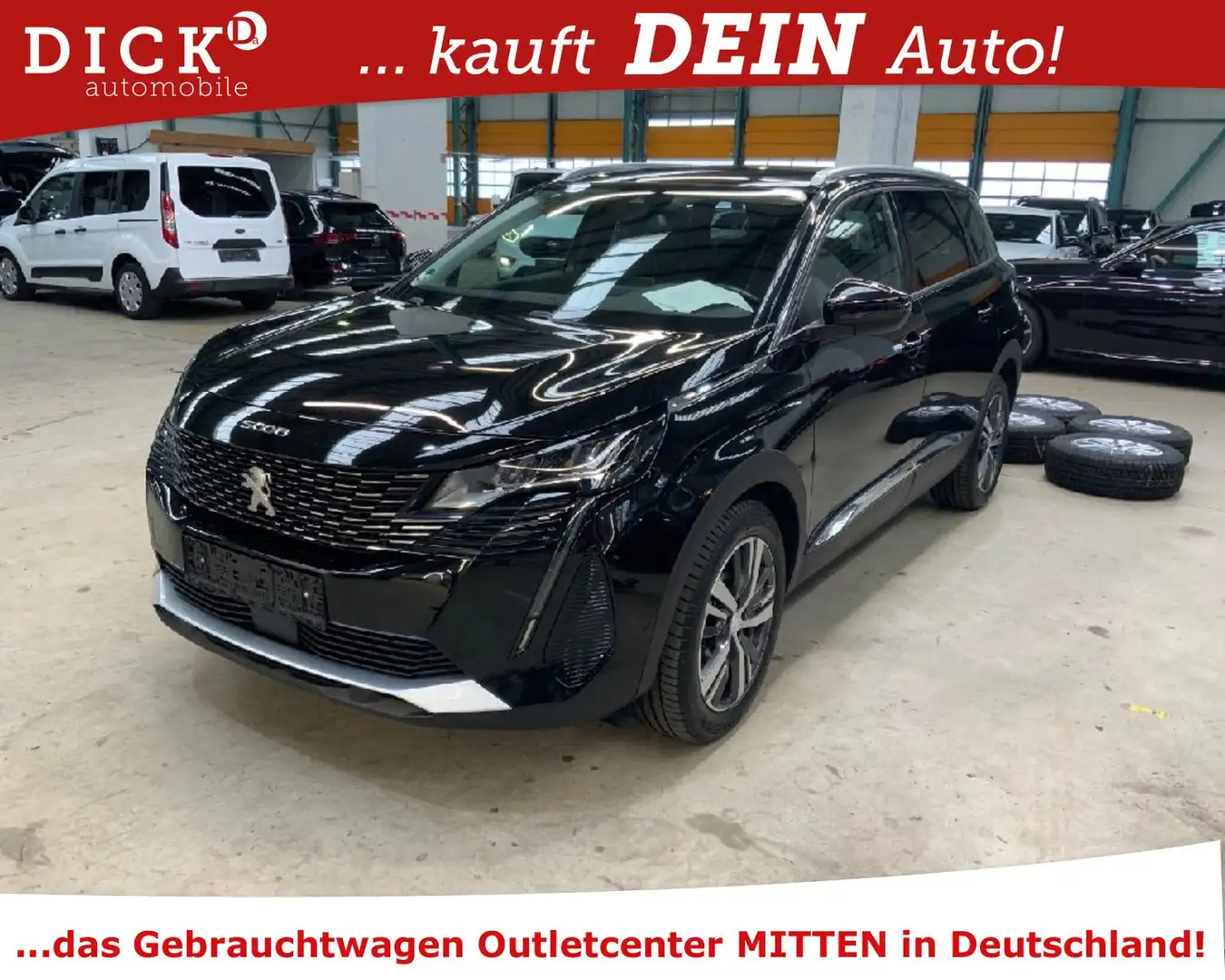 Peugeot 5008 1.5d Allure P LED/NAVI/VIRTU/SHZ/7-SITZER Noir - 1