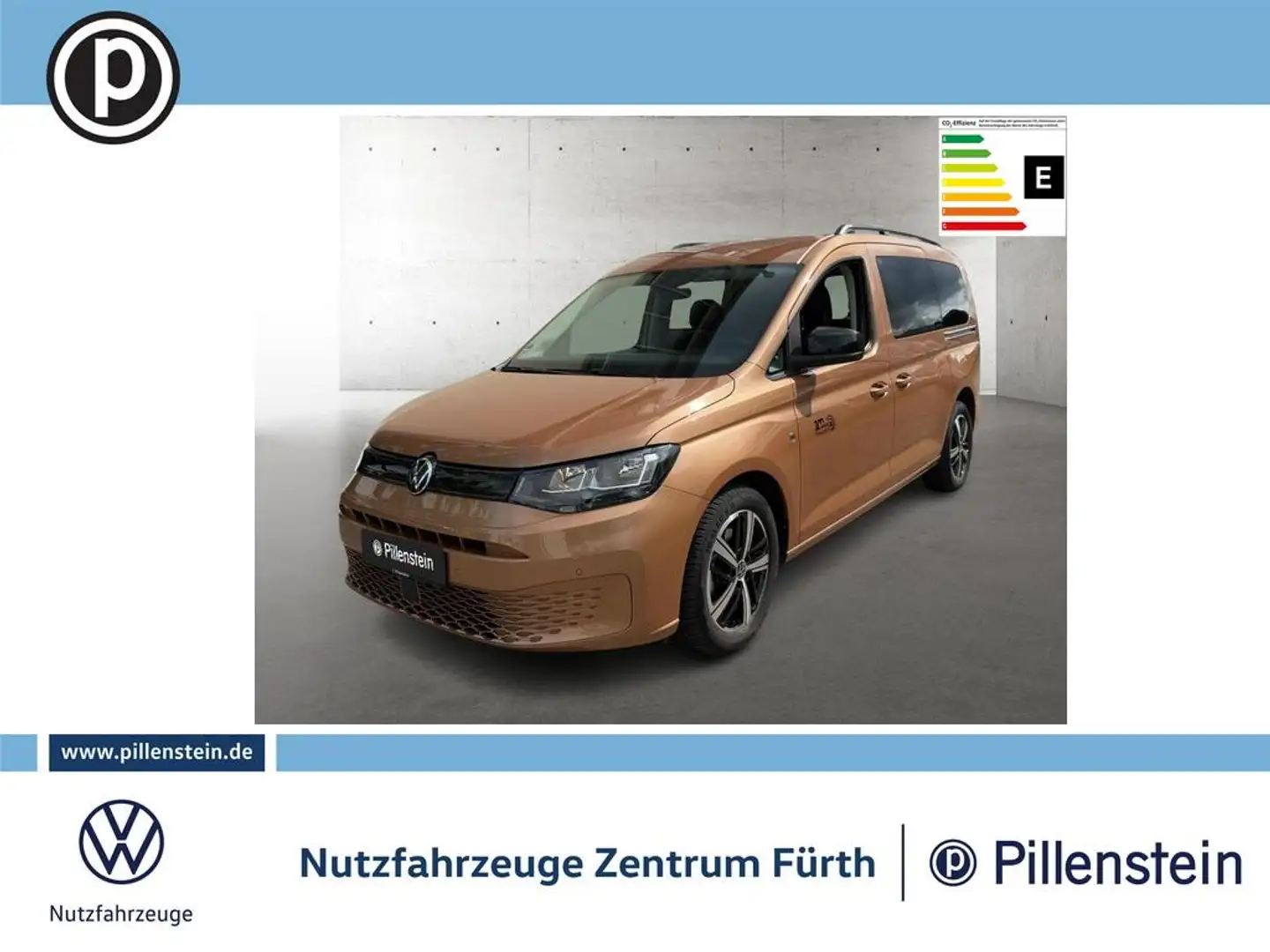 Volkswagen Caddy California Maxi SITZH MINIKÜCHE KAMERA PDC Bronze - 1