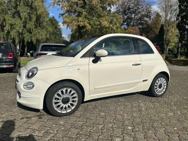 Fiat 500C Lounge 1.2 Kult-Optik in Weiß/Rot | Seltene Automatik!