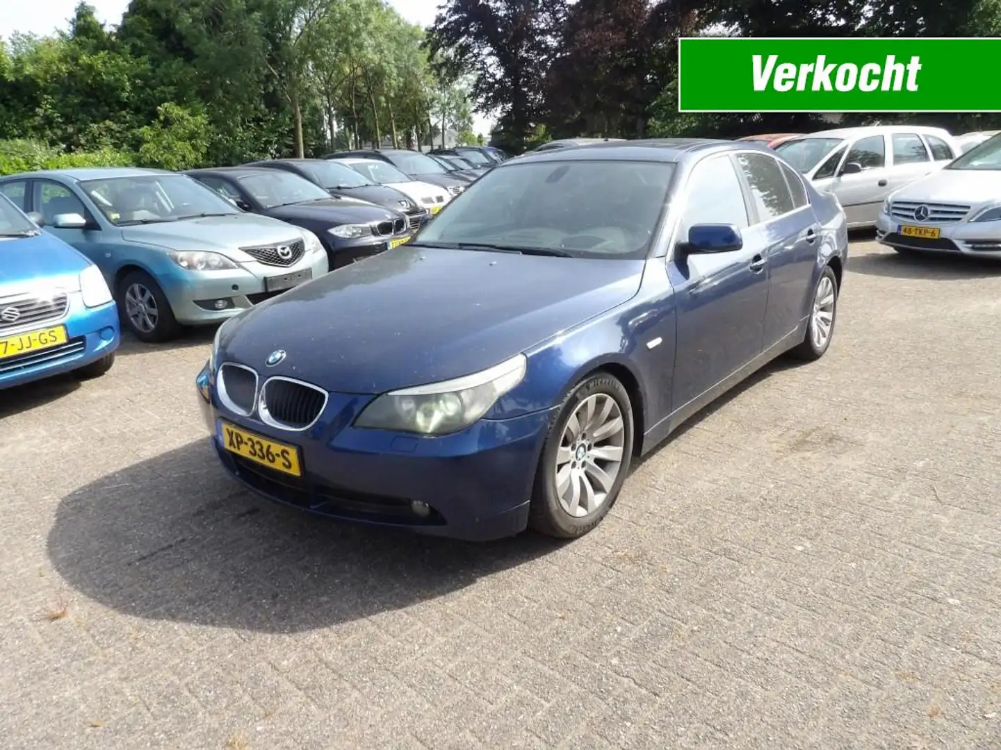 BMW 520I automaat - EXPORT/HANDEL- LEES TEKST!! Blauw - 1