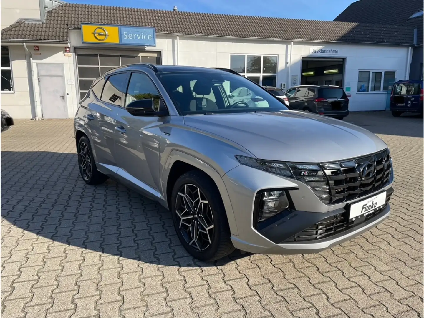 Hyundai TUCSON N Line Mild-Hybrid 4WD 1.6 T-GDI EU6d Sportpaket A Silber - 1