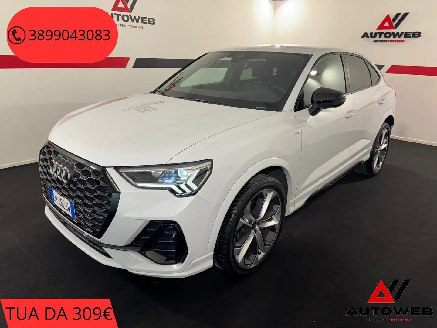 Audi Q3 Q3 35 TDI S tronic S line edition Bianco - 1
