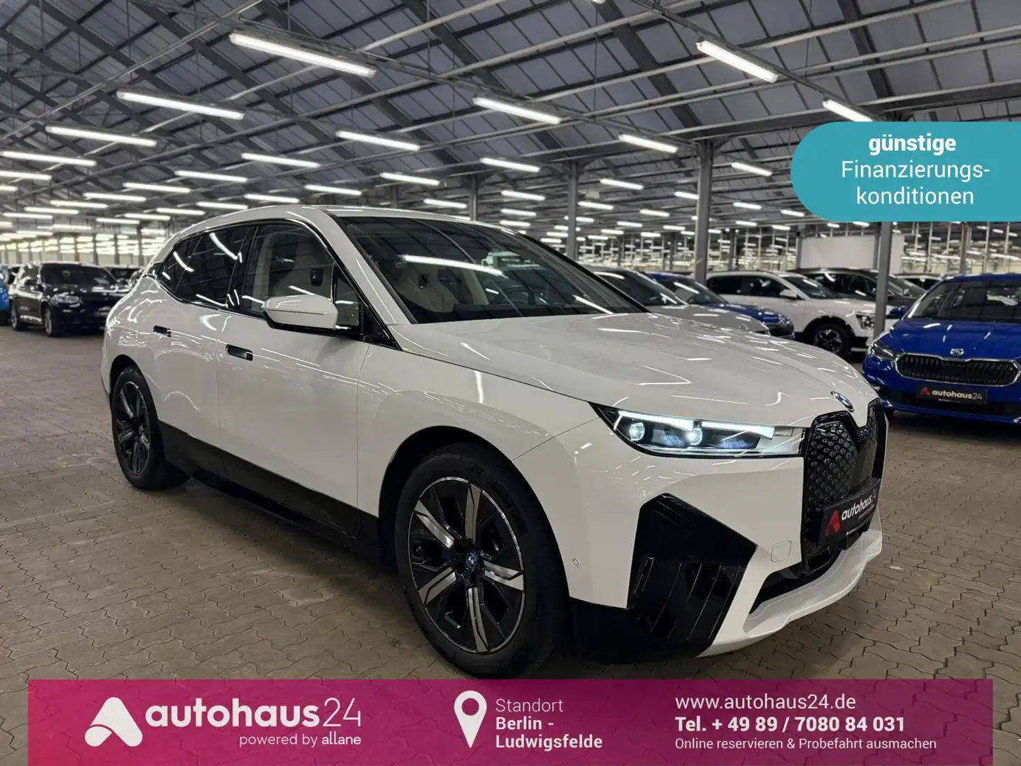 BMW iX xDrive40 76,6 kWh|AHK|Leder|Sitzhzg Weiß - 1