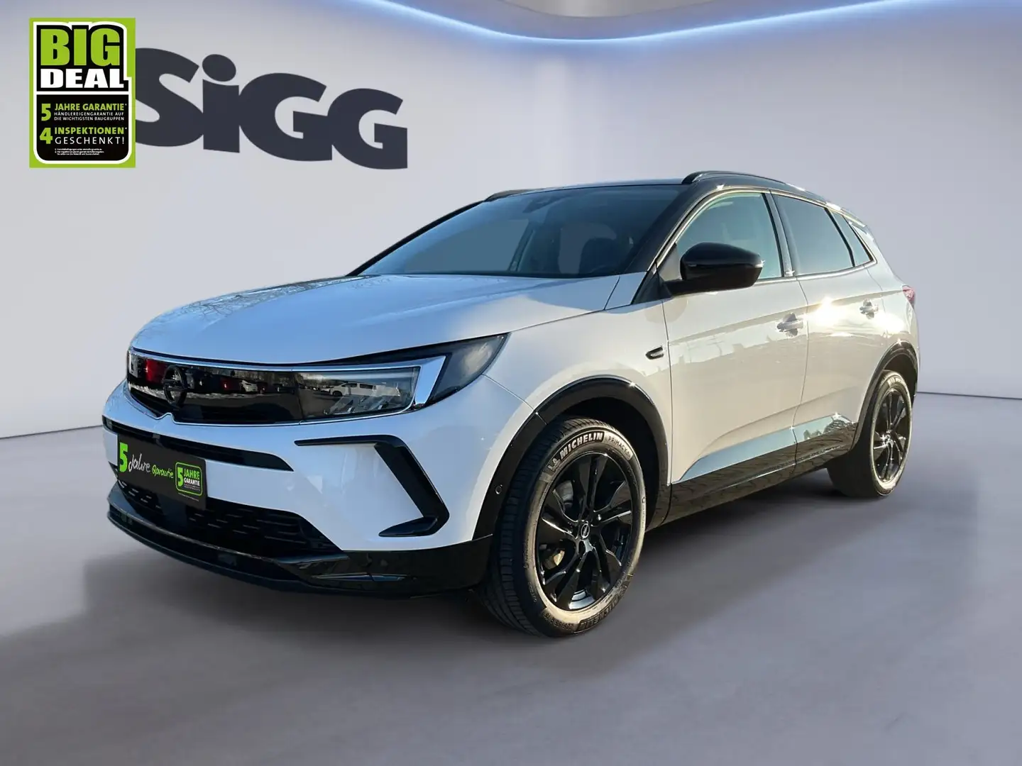 Opel Grandland 1.2 Turbo GS Line Automatik Sitzheizung Blanc - 2