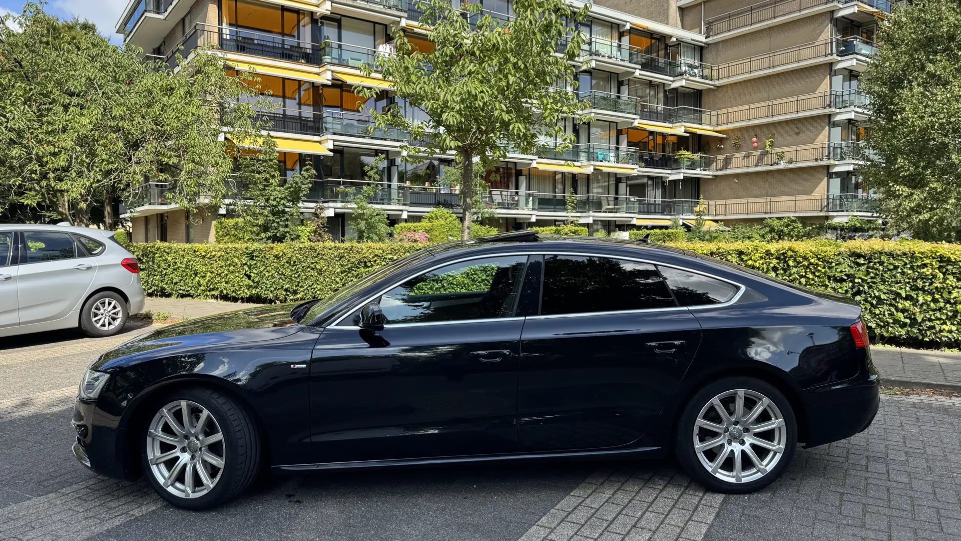 Audi A5 2.0 TFSI QUATTRO S EDITION | 3X SLINE | OPEN DAK | Zwart - 2