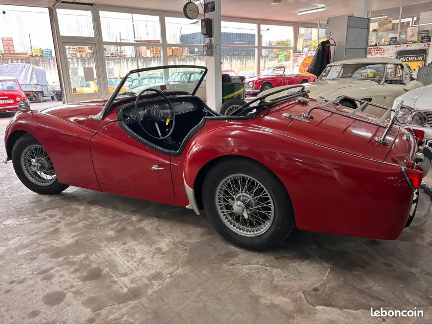 Triumph TR3 TR a jamais restaurée Roşu - 2