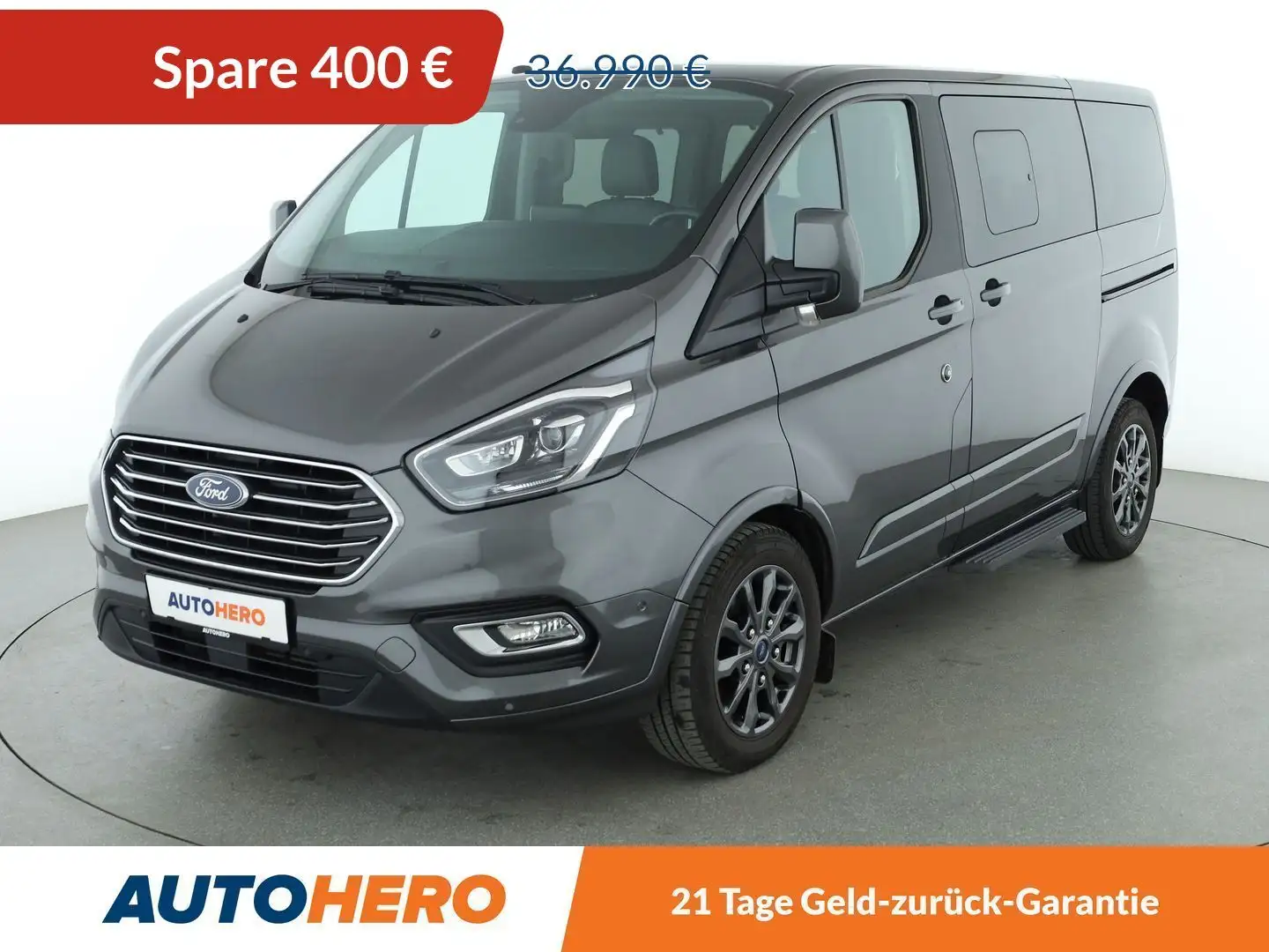 Ford Tourneo Custom 2.0 TDCi EcoBlue 320 L1 Tourneo Titanium X *NAVI* Szürke - 1