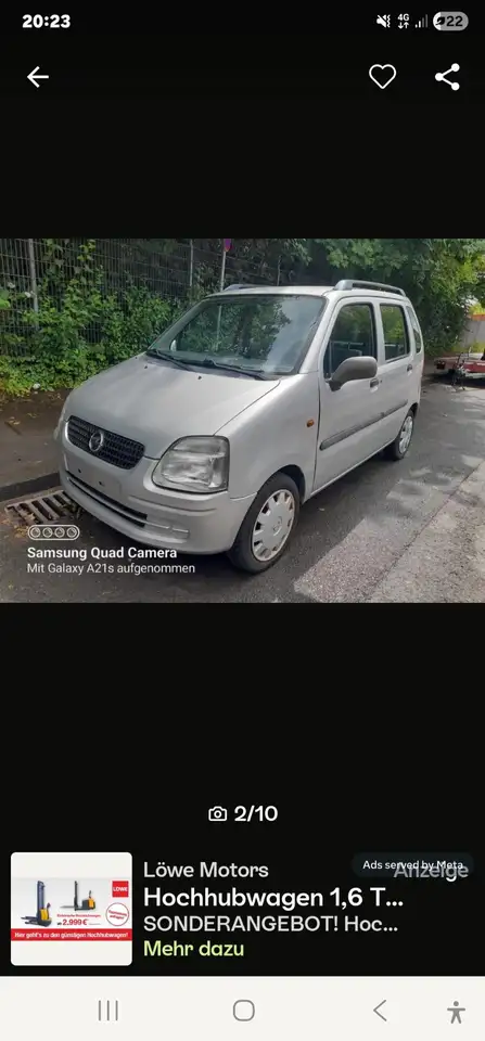 Opel Agila 1.0 l tüv bis September 2028, foto 3