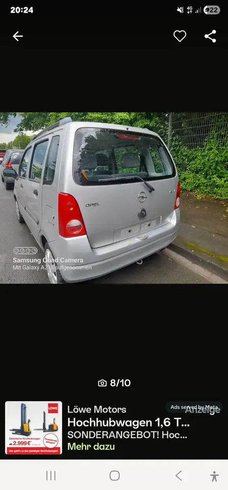 Opel Agila 1.0 l tüv bis September 2028, foto 5